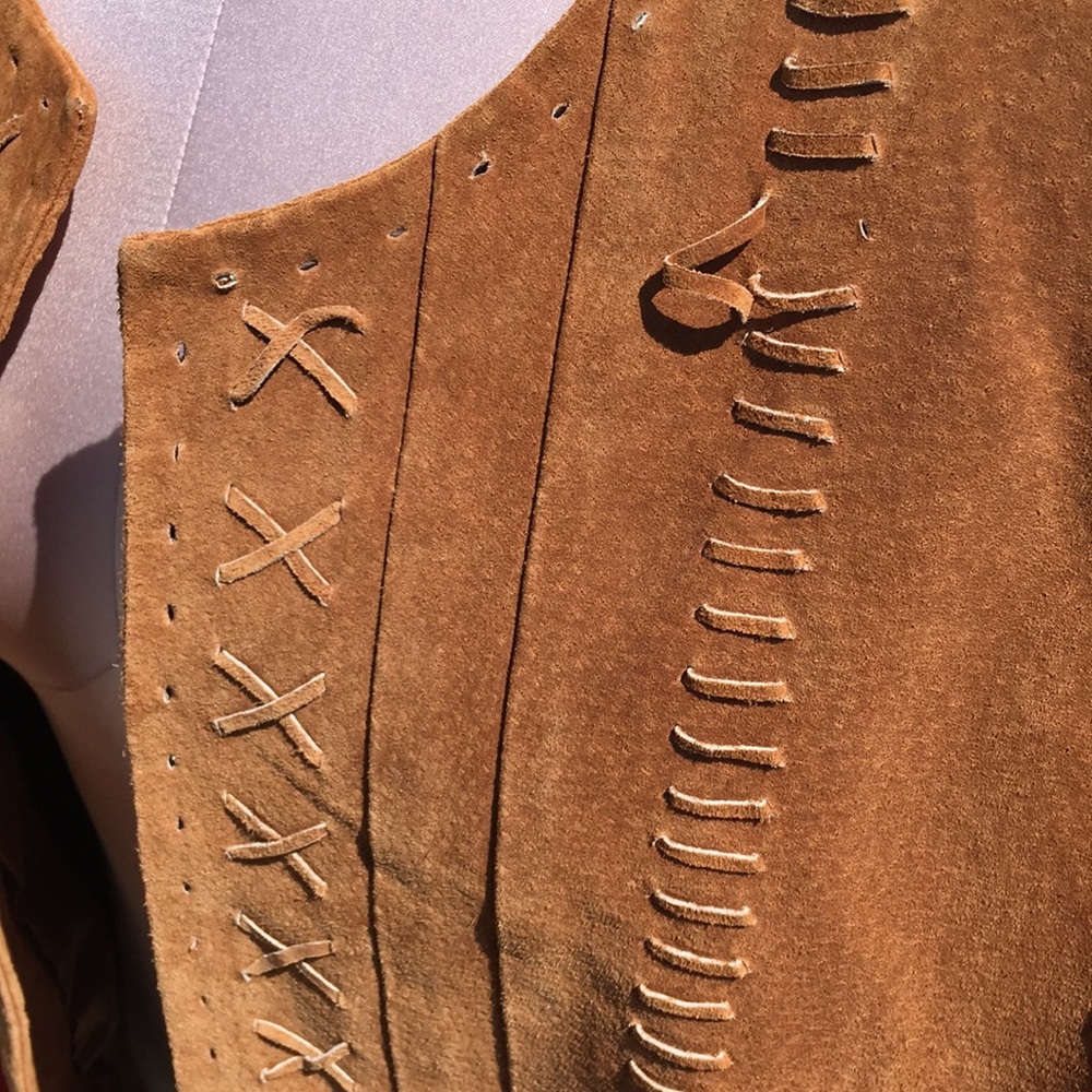 Shell 100% suede/100% polyester Coat - Picture 4 of 7